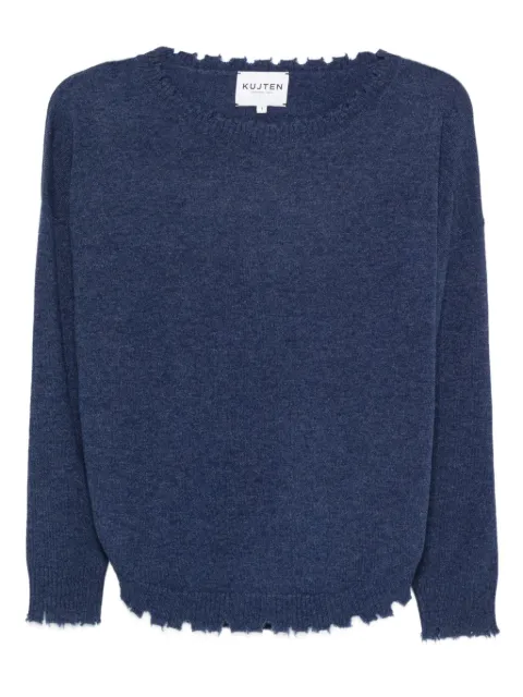 kujten ruffled cashmere top