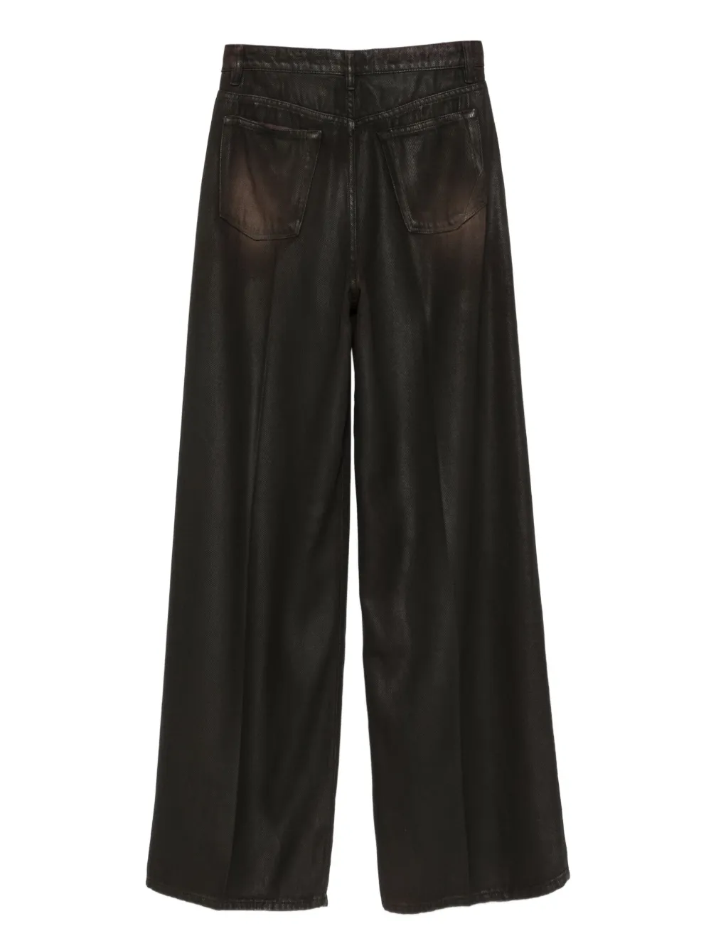 3x1 faded wide-leg jeans - Bruin