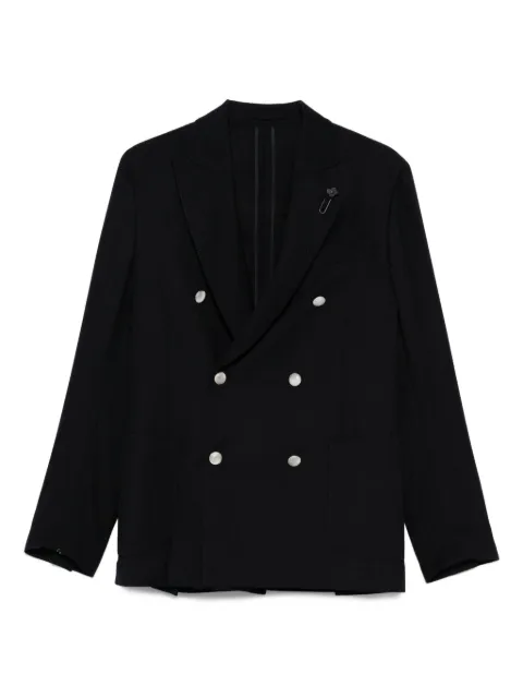 Lardini double-breasted buttoned jacket