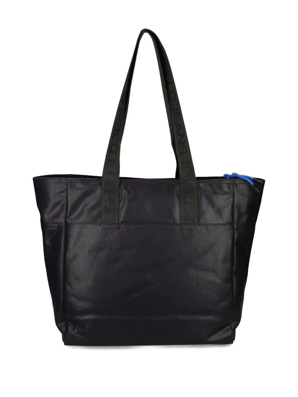 Karl Lagerfeld Jeans buckle-detail pocket shoulder bag - Zwart