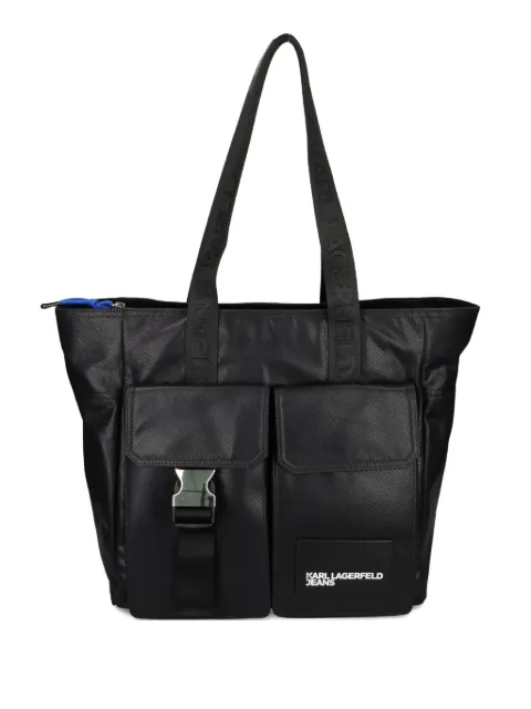 Karl Lagerfeld Jeans buckle-detail pocket shoulder bag