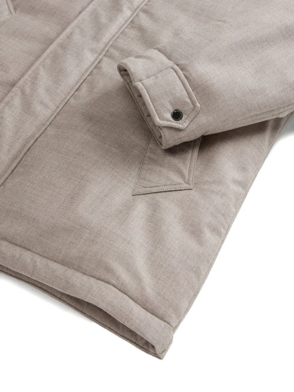 Woolrich hooded parka Beige