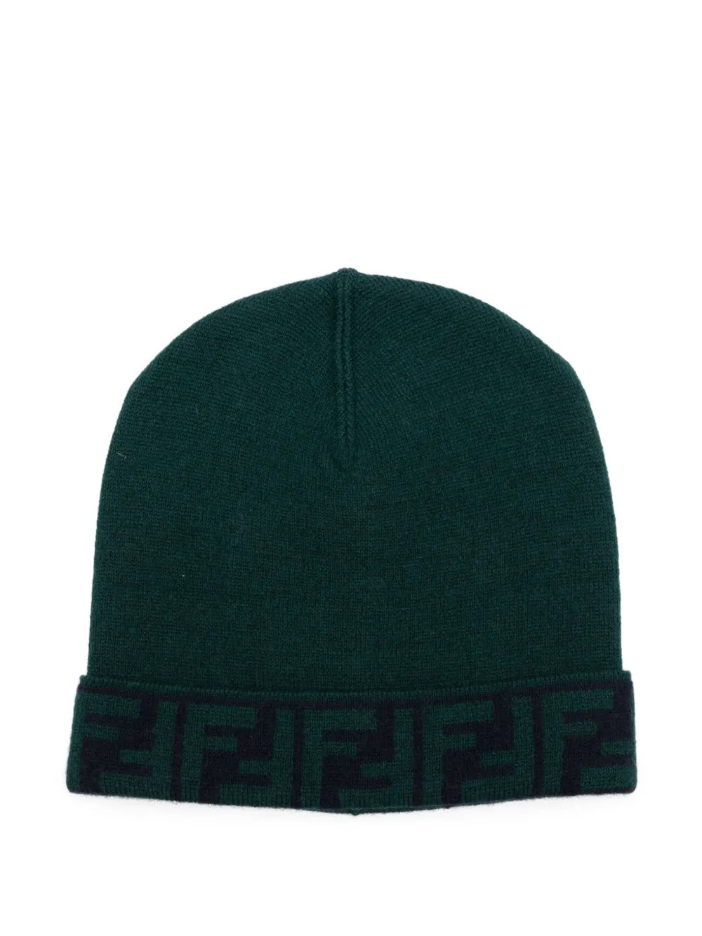 Fendi Kids Muts met logodetail Groen