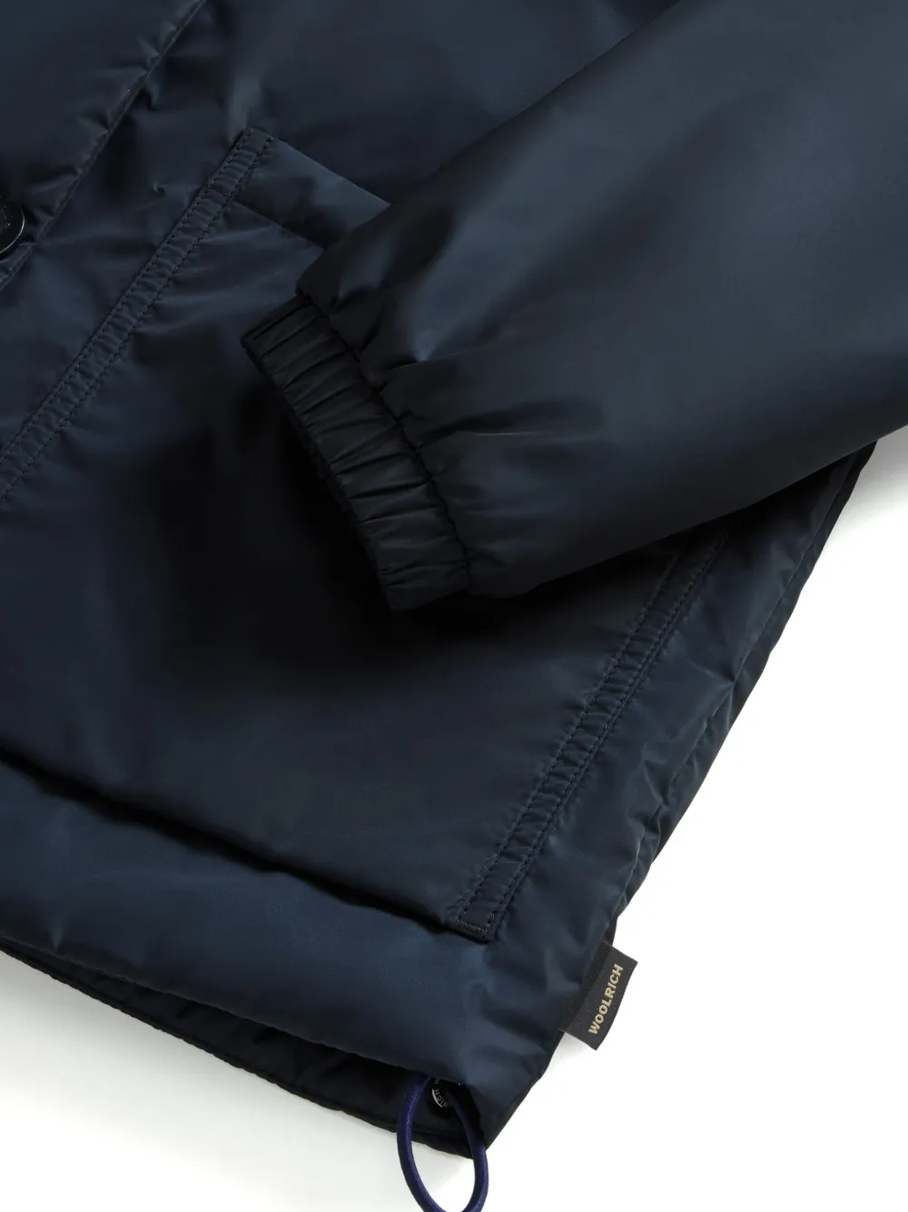 Woolrich Elastisch jack met knoopsluiting Blauw