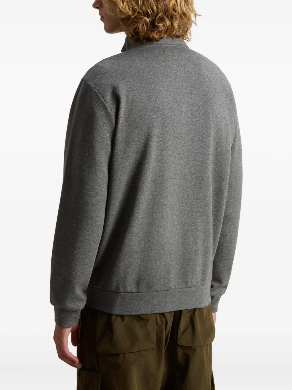 Woolrich Trainingstop met logodetail Grijs