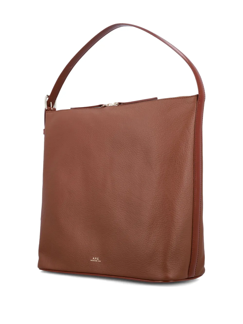 A.P.C. Vera leren schoudertas Bruin