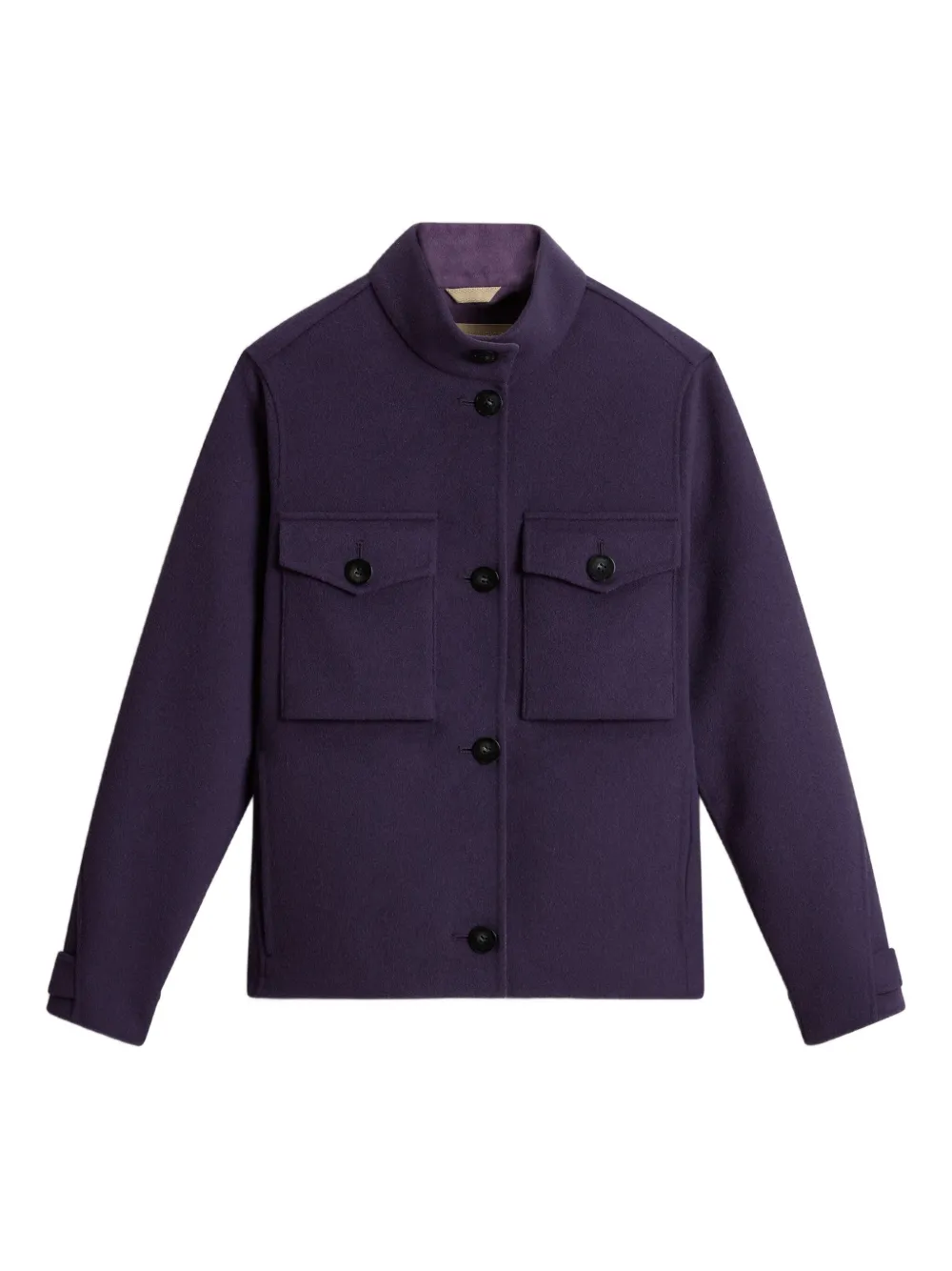 Woolrich double flap-pocket jacket Paars