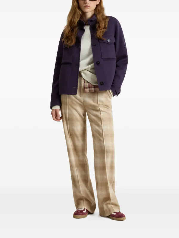 Woolrich Double flap-pocket Jacket | Purple | FARFETCH AU