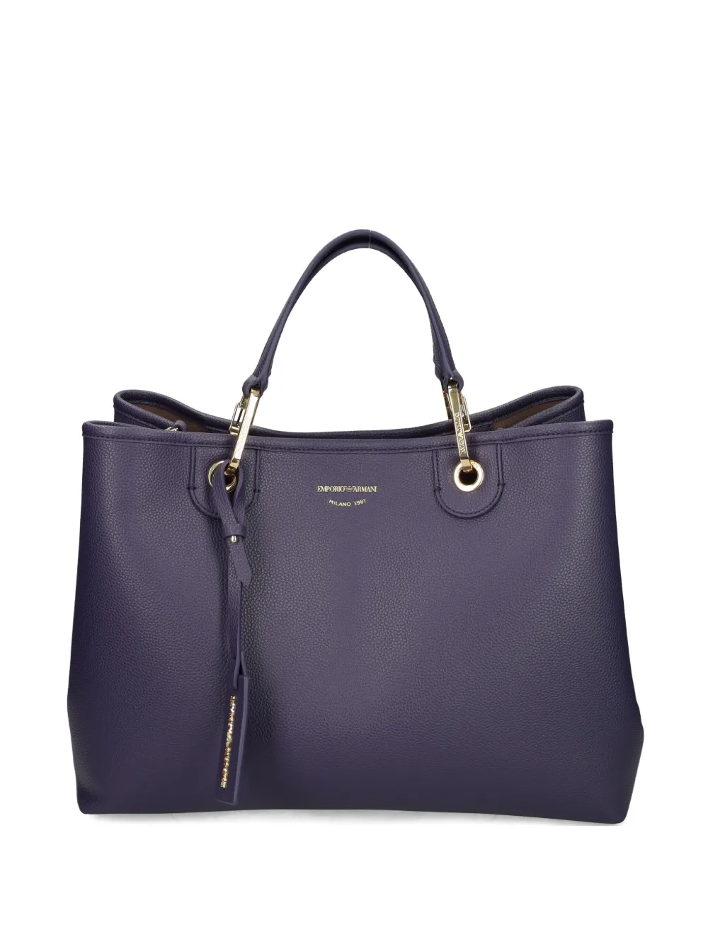 Emporio Armani double-handle tote bag Blauw
