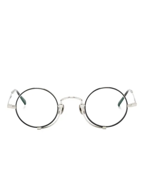 Matsuda round-frame clear-lens glasses