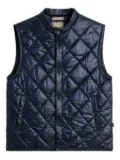 Woolrich diamond-quilting vest - Blue