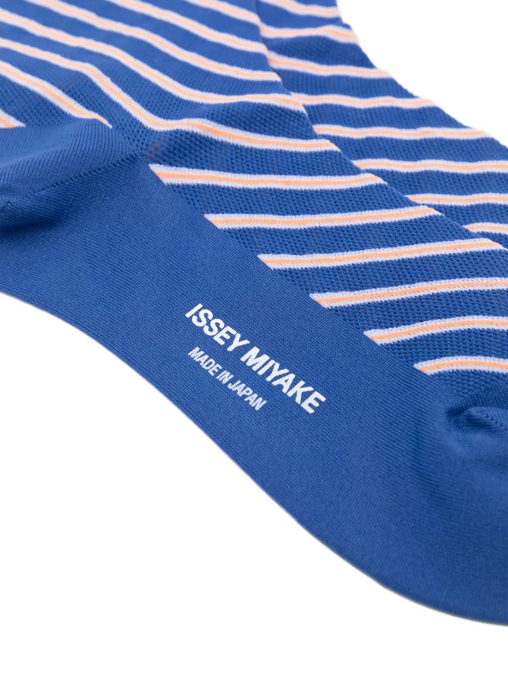  Issey Miyake Striped Socks - Blue 