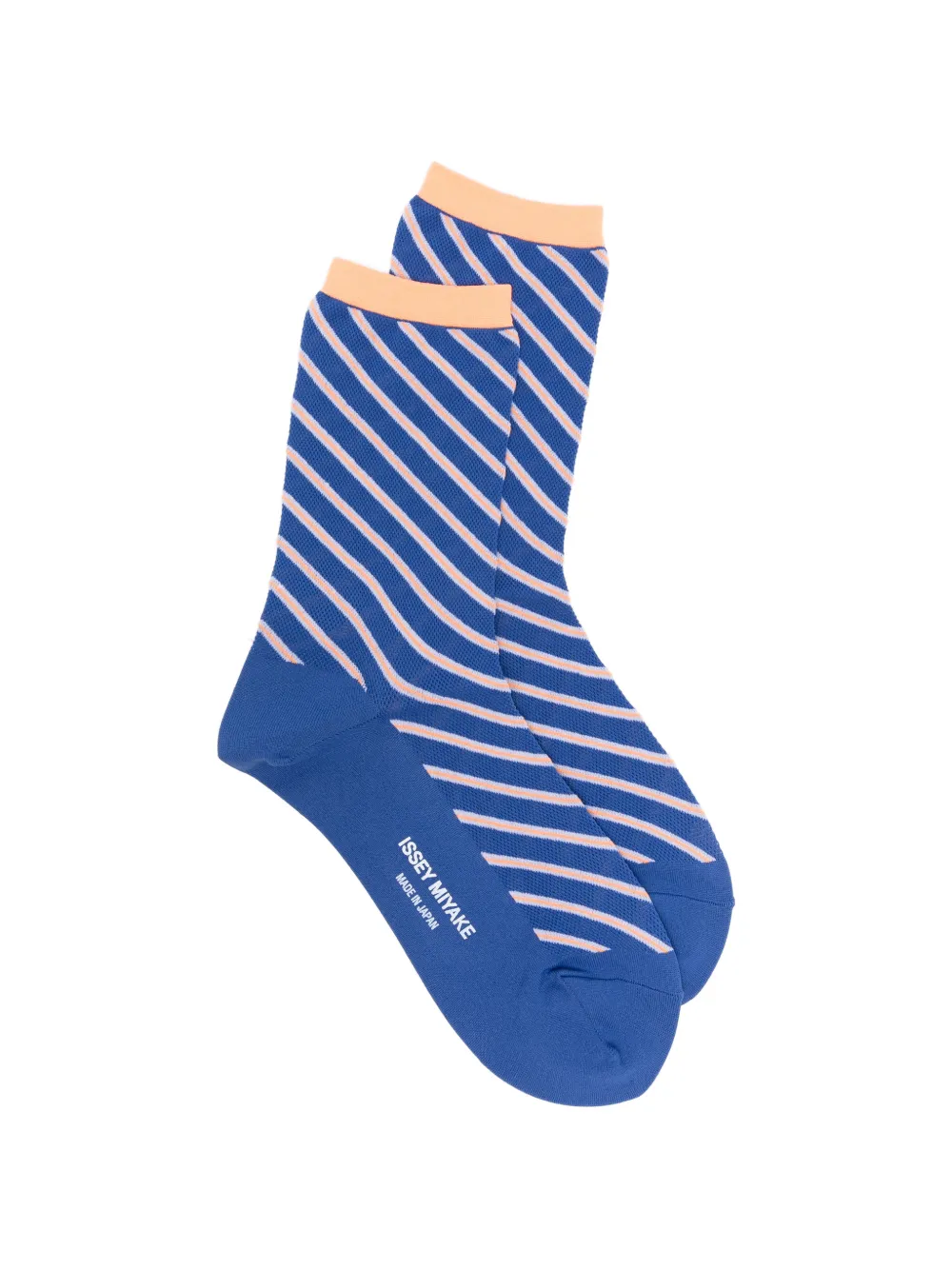 Issey Miyake Calzini a righe - Blu