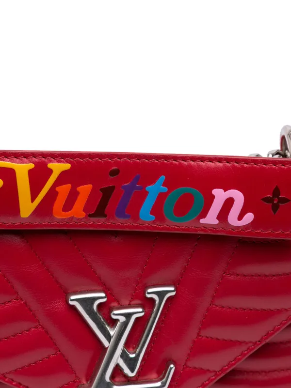 Louis Vuitton Pre-Owned 2019 New Wave Chain Bag PM Satchel Red
