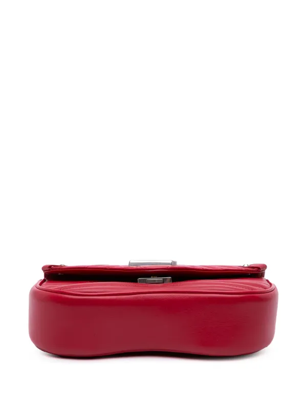 Louis Vuitton Pre-Owned 2019 New Wave Chain Bag PM Satchel Red FARFETCH  IN