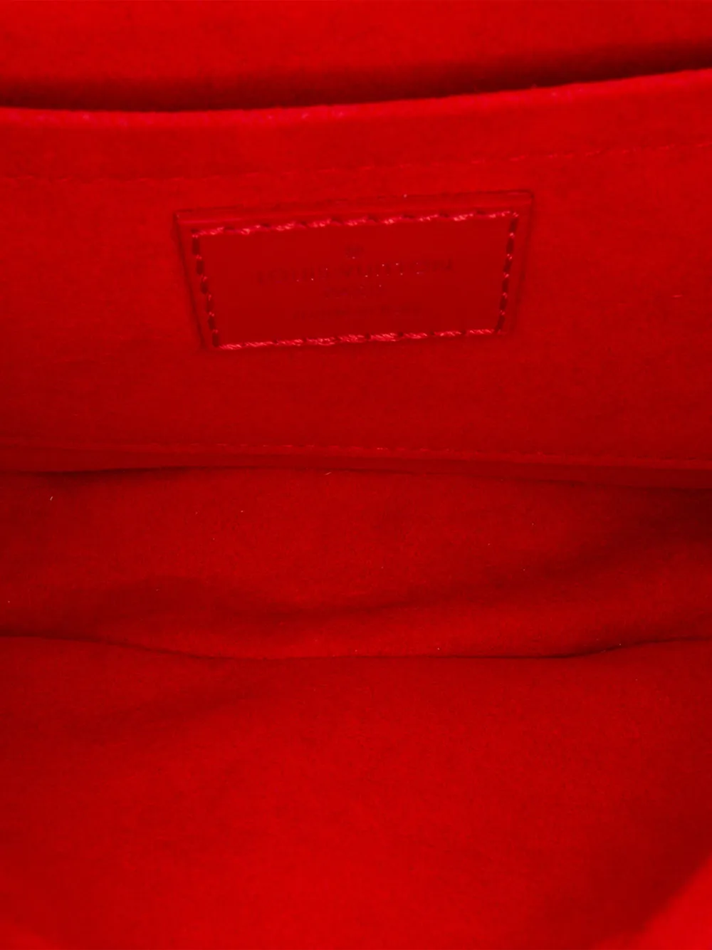 Pre-owned Louis Vuitton 2019 New Wave Chain Bag Pm Satchel In Red