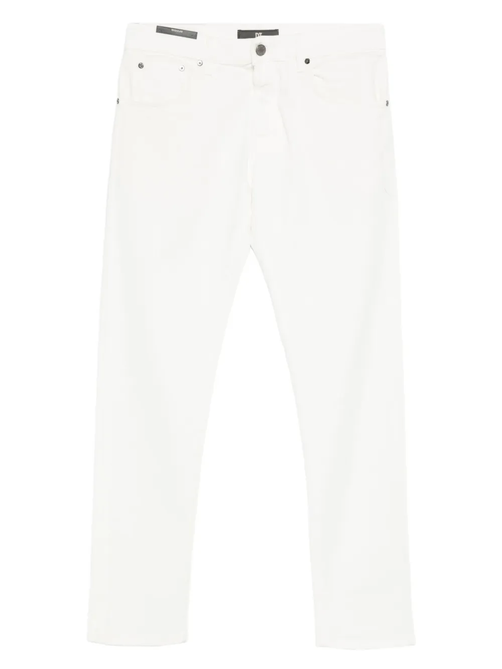 Pantaloni Torino belt-loops cotton jeans | White | Image 1