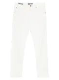 Pantaloni Torino belt-loops cotton jeans - White