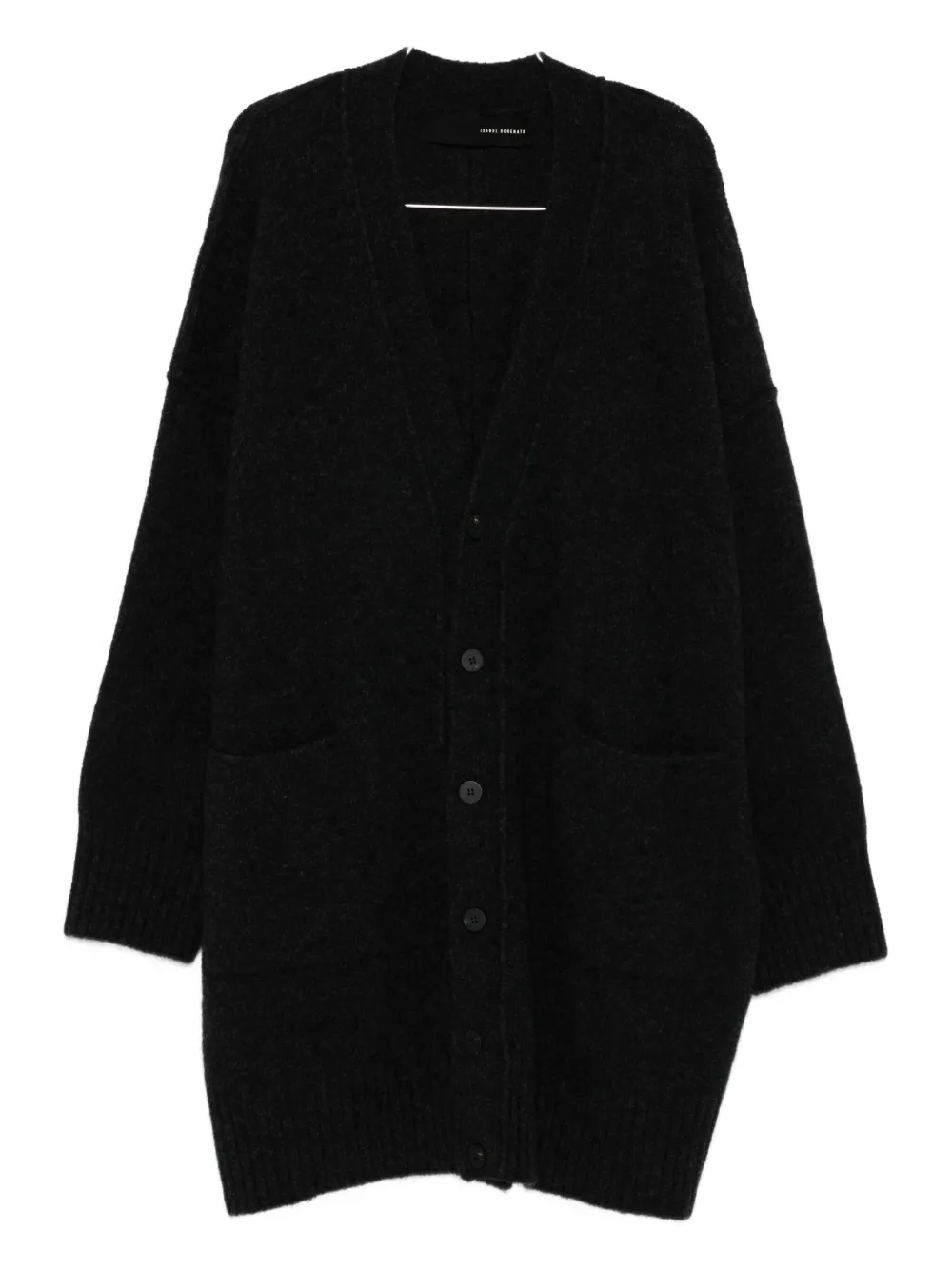 drop-shoulder cardigan