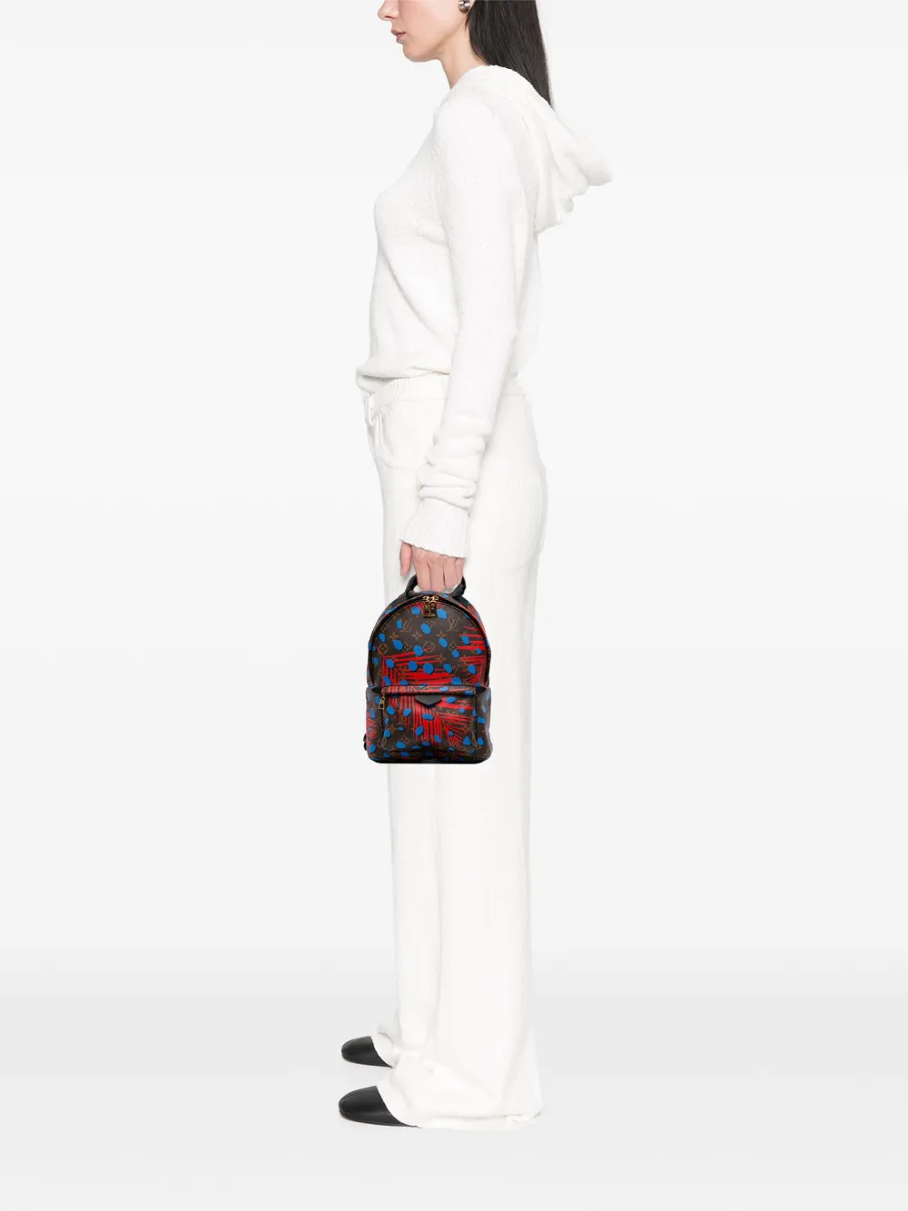 Louis Vuitton Pre-Owned 2016 Monogram Jungle Dots Palm Springs PM backpack | Pre-Owned | Image 2