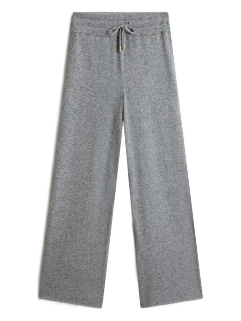 Woolrich drawstring knitted straight trousers