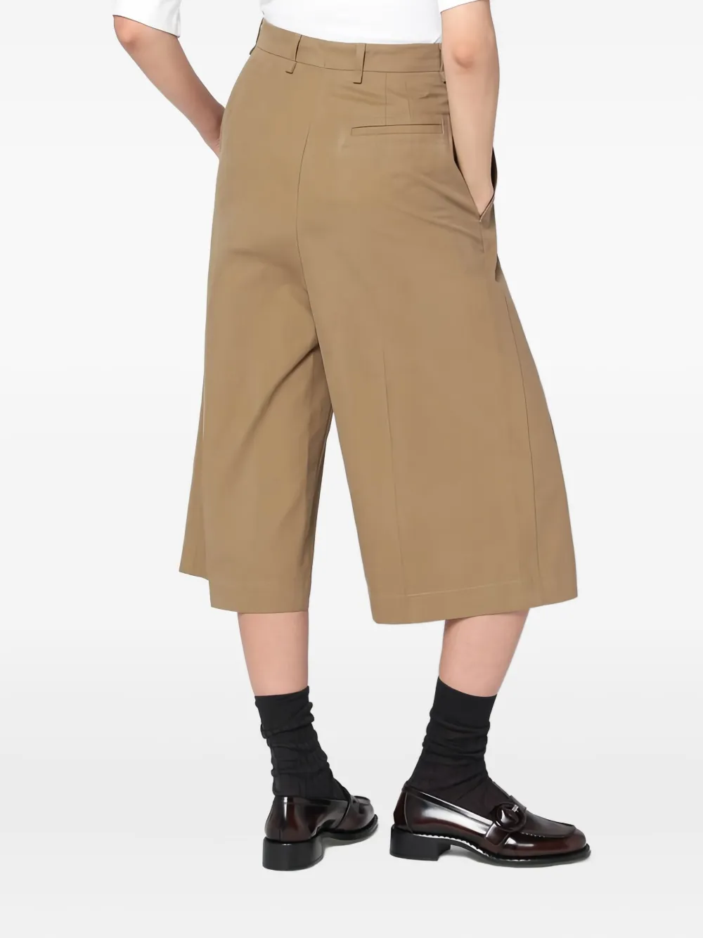 Mark Kenly Domino Tan Pantalone Corto Fashion In Nude