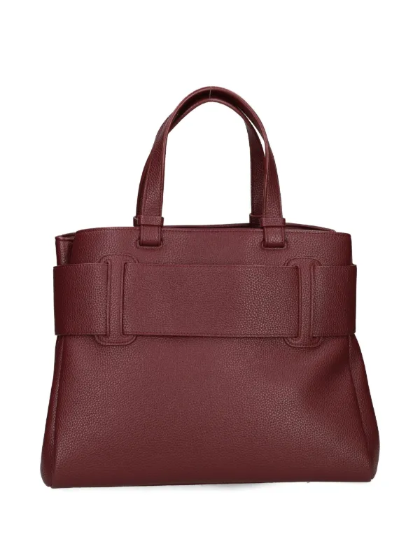 Armani Exchange バックルディテール ハンドバッグ | レッド | FARFETCH JP