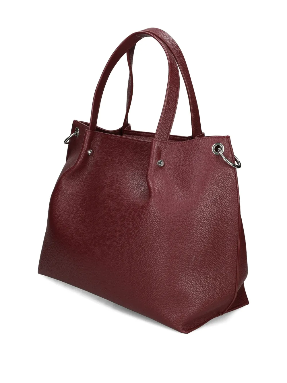Armani Exchange ring-detail tote bag - Rood