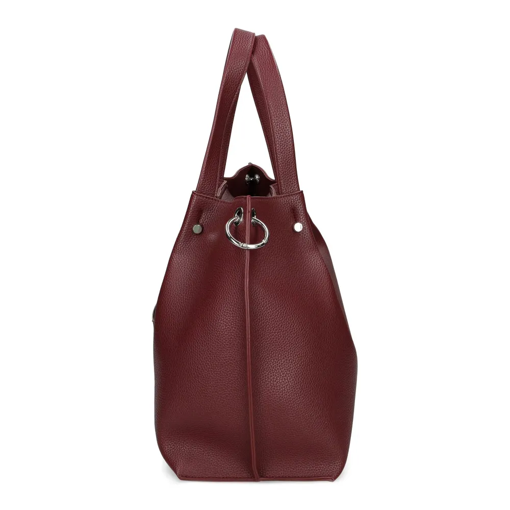 Armani Exchange Shopper met ringdetail Rood