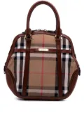 Burberry Pre-Owned 2000-2017 Medium House Check Canvas Bridle Orchard handbag - Brown