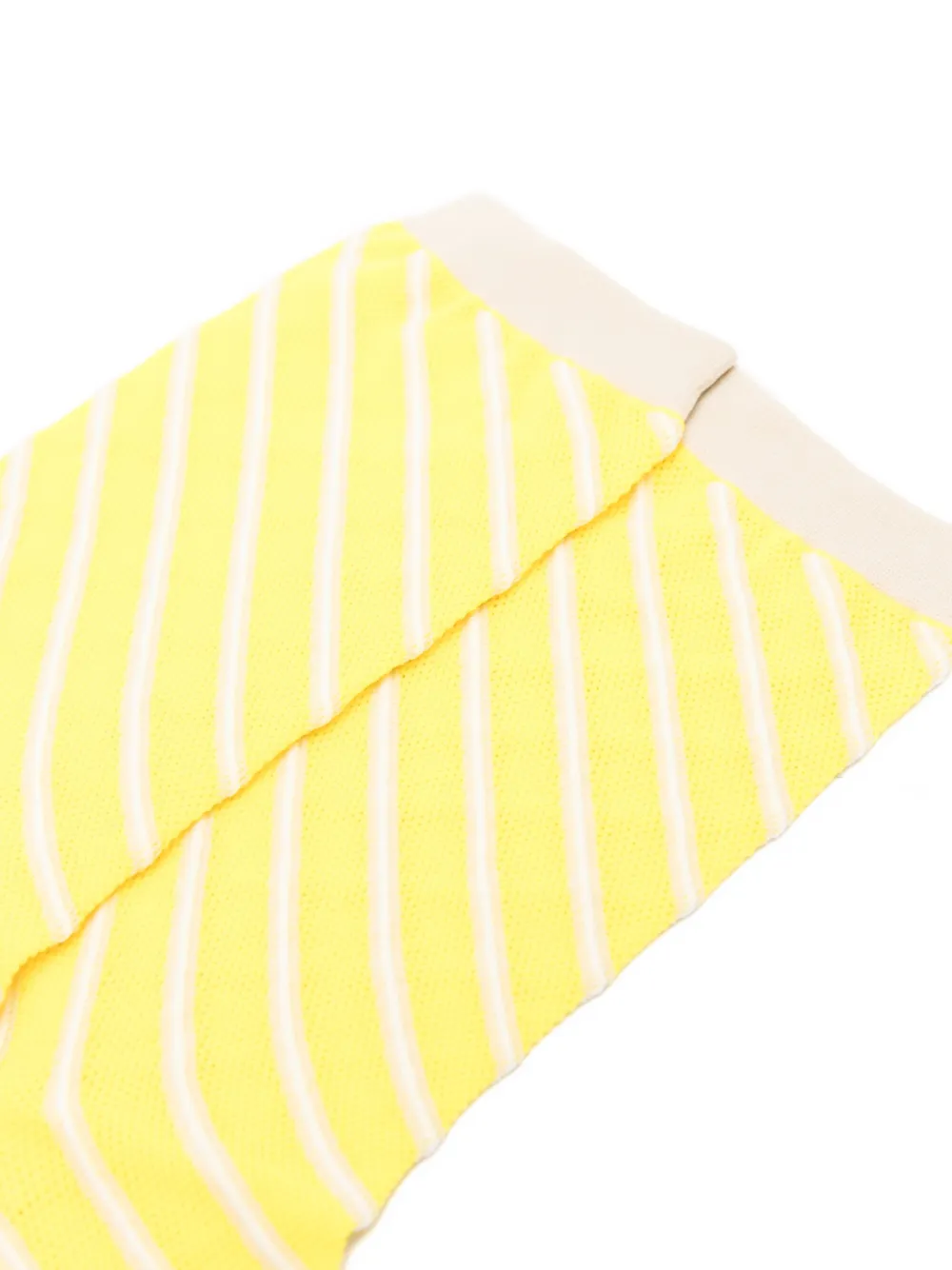  Issey Miyake Striped Socks - Yellow 