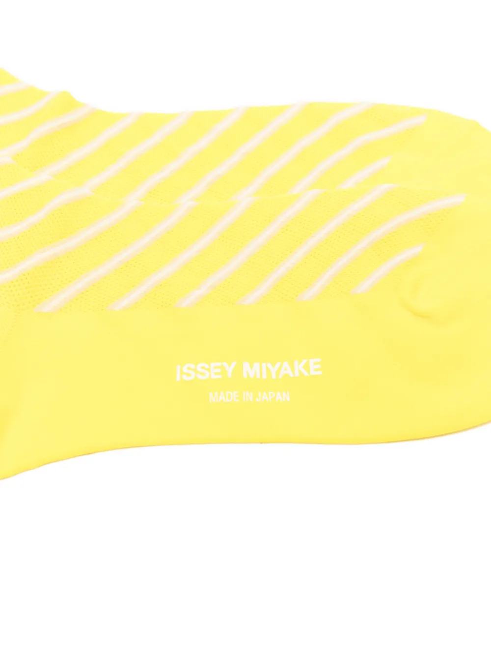  Issey Miyake Striped Socks - Yellow 