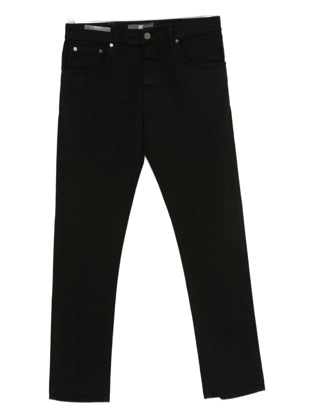 button-fly cotton jeans