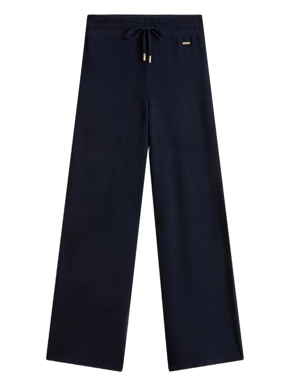 Woolrich knitted drawstring straight trousers Blauw