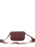 Armani Exchange textured flap shoulder bag