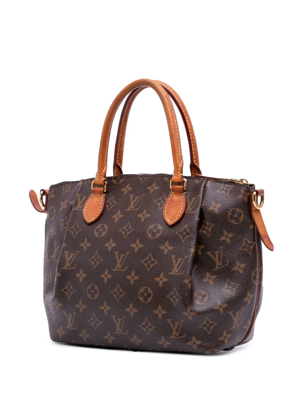 Pre-owned Louis Vuitton 1998 Monogram Turenne Pm Satchel In Brown