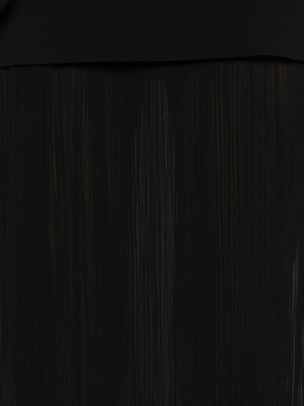IRO V-neck pleated maxi dress Zwart