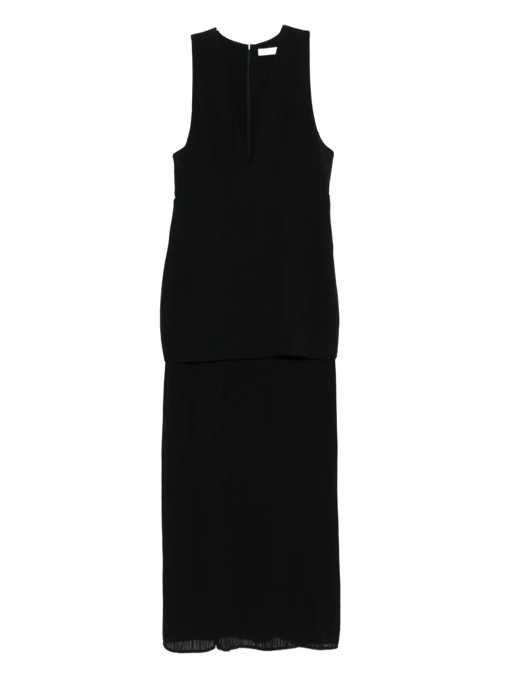IRO Geplooide maxi-jurk Zwart