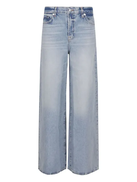 7 For All Mankind five-pocket back-patch jeans