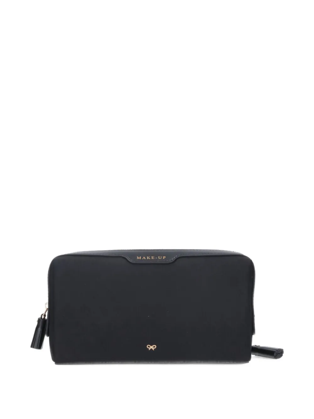 Anya Hindmarch Double-zip Make Up Bag In Black