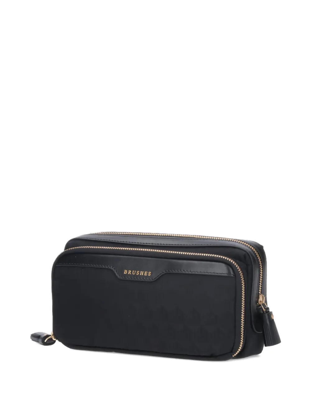 Anya Hindmarch Double-zip Make Up Bag In Black