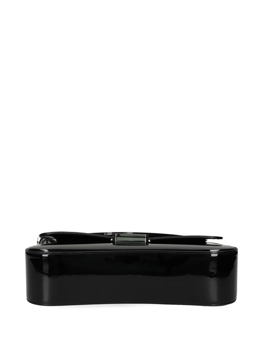 Emporio Armani foldover-top buckle shoulder bag Zwart