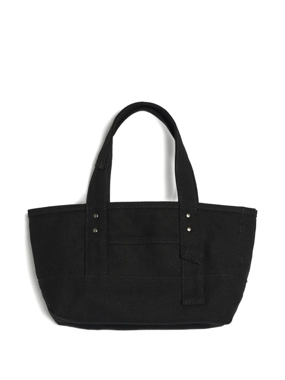 Y's mini cotton tote bag - Zwart
