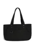 Y's medium pocket-detail tote bag - Black