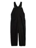 Y's zip-front pocket jumpsuit - Black