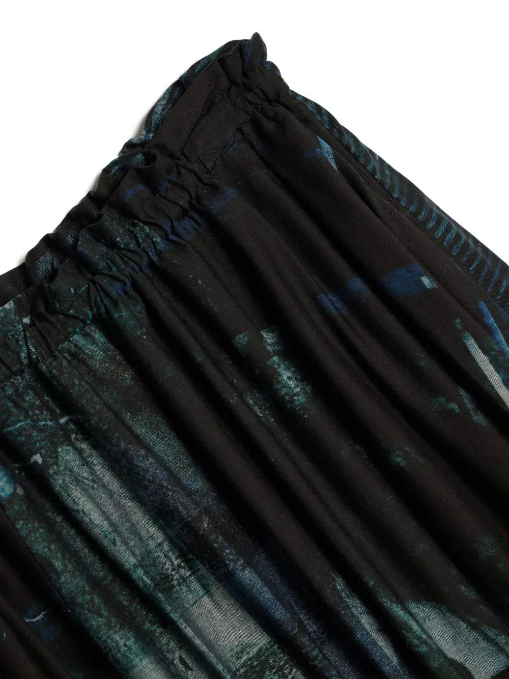 Y's Maxi-rok met abstracte print Blauw