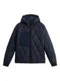 Woolrich diamond-pattern jacket - Blue