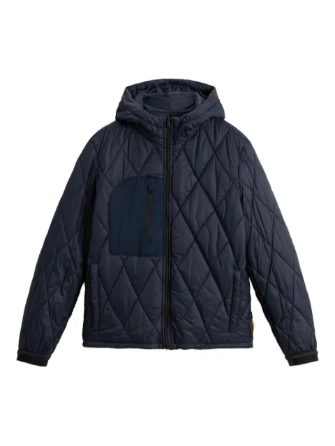Woolrich chamarra con motivo de rombo