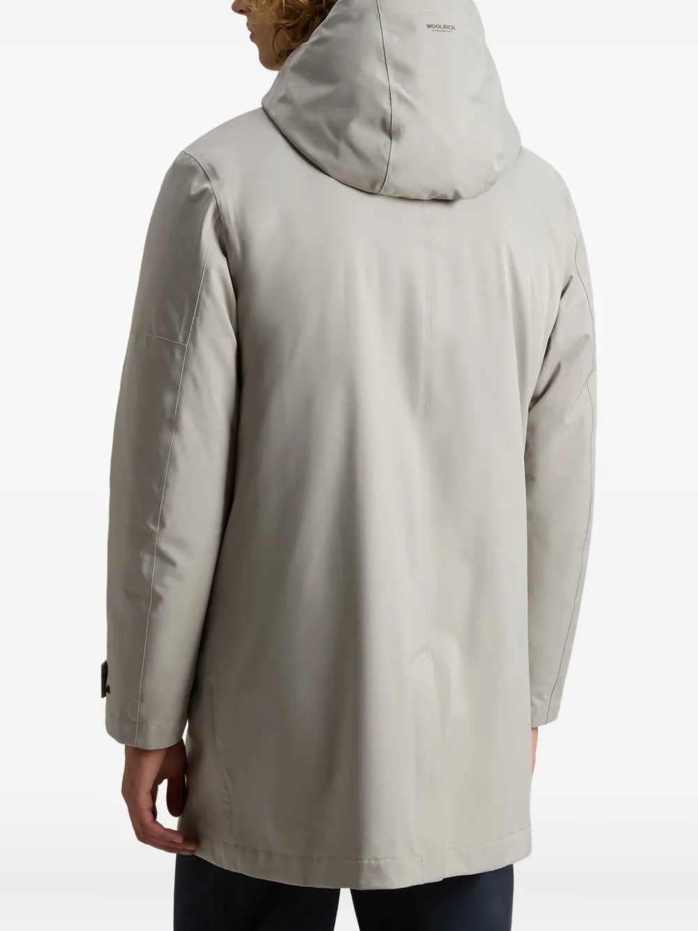 Woolrich Regenjas met capuchon Grijs