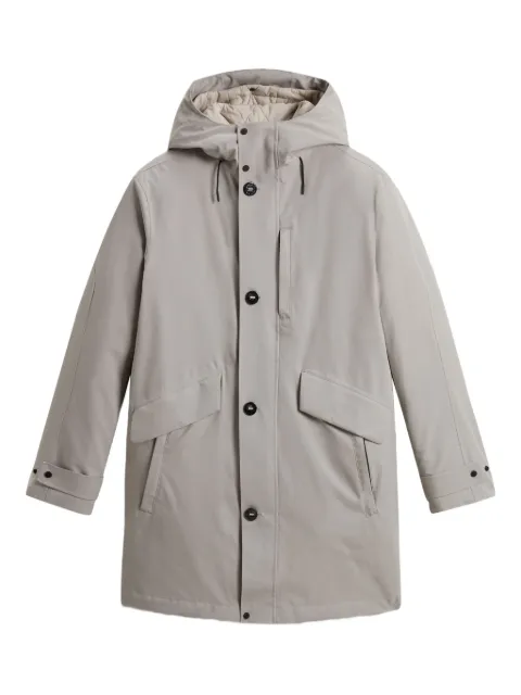 Woolrich hooded raincoat
